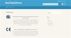 Desktop Screenshot of hottubsdirect.net